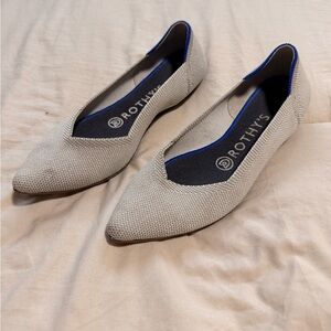 Rothy's Women's Beige and Blue Flats